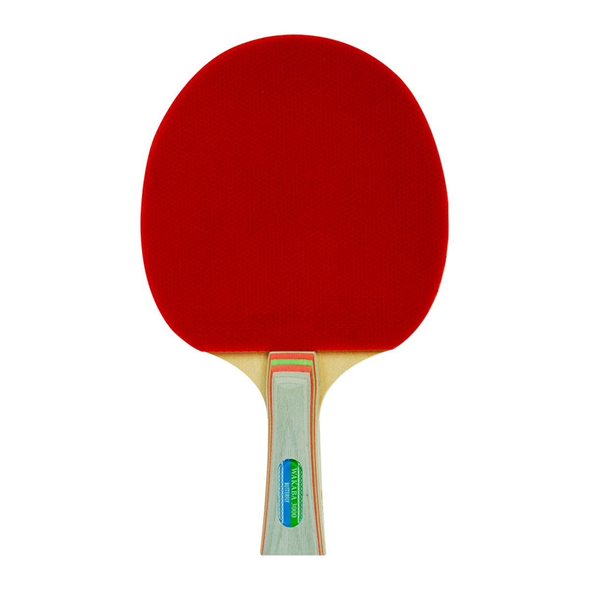 Butterfly Wakaba 3000 Racket: Close up of Vertical Profile